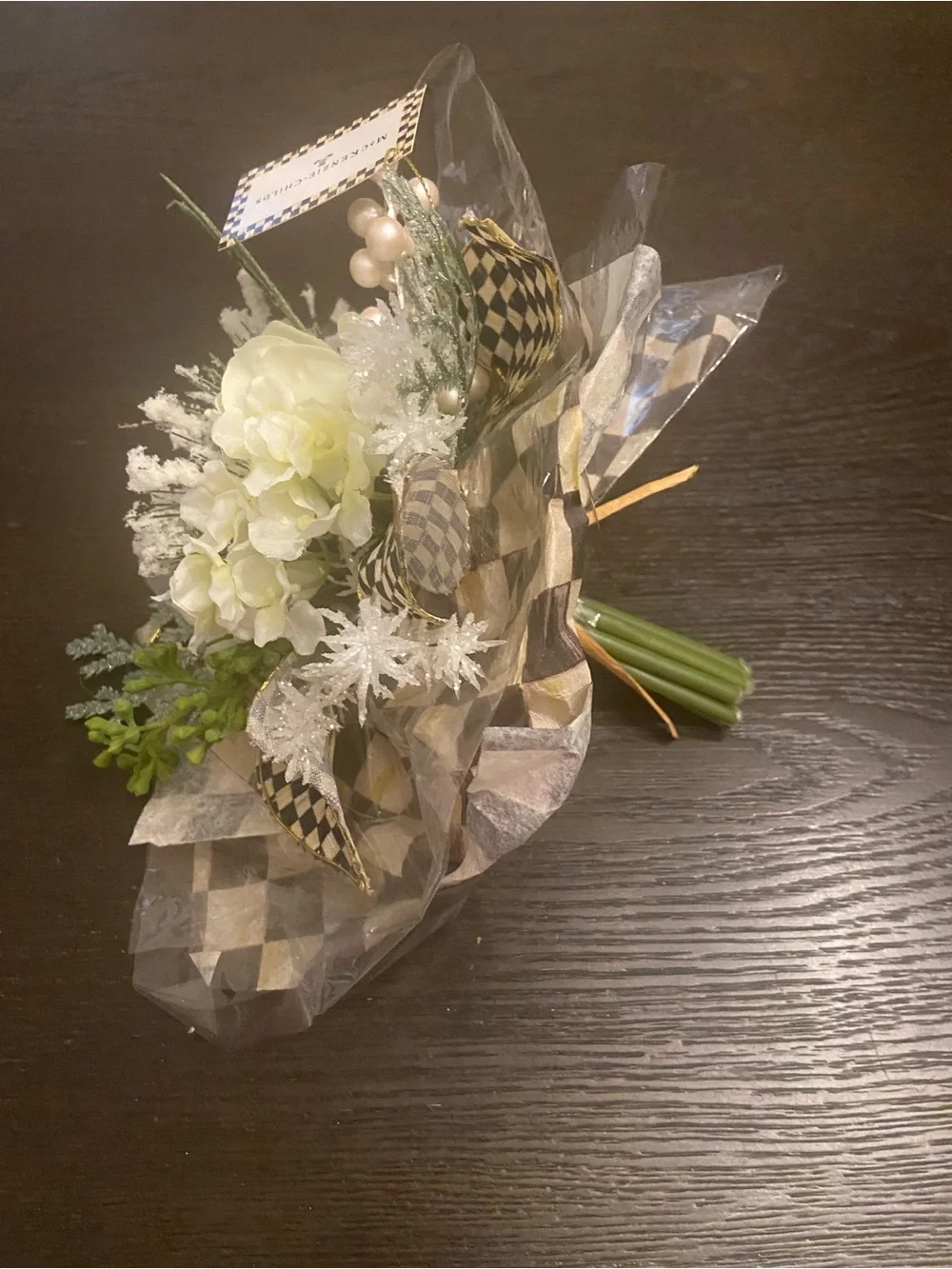 MacKenzie-Childs Winter Mix Faux Floral Bouquet